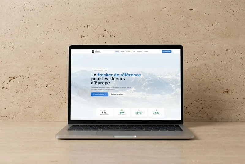 Réalisation AlpIndex, Sport & Cartographie par Studio Tholira, agence web Sud de la France